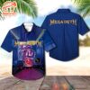 Megadeth Band Hangar 18 Short Sleeve Aloha Shirt