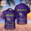 Megadeth Rock Band Rust In Peace Short Sleeve Aloha Shirt