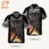 Megadeth Rock Band Symphony Of Destruction Short Sleeve Aloha Shirt