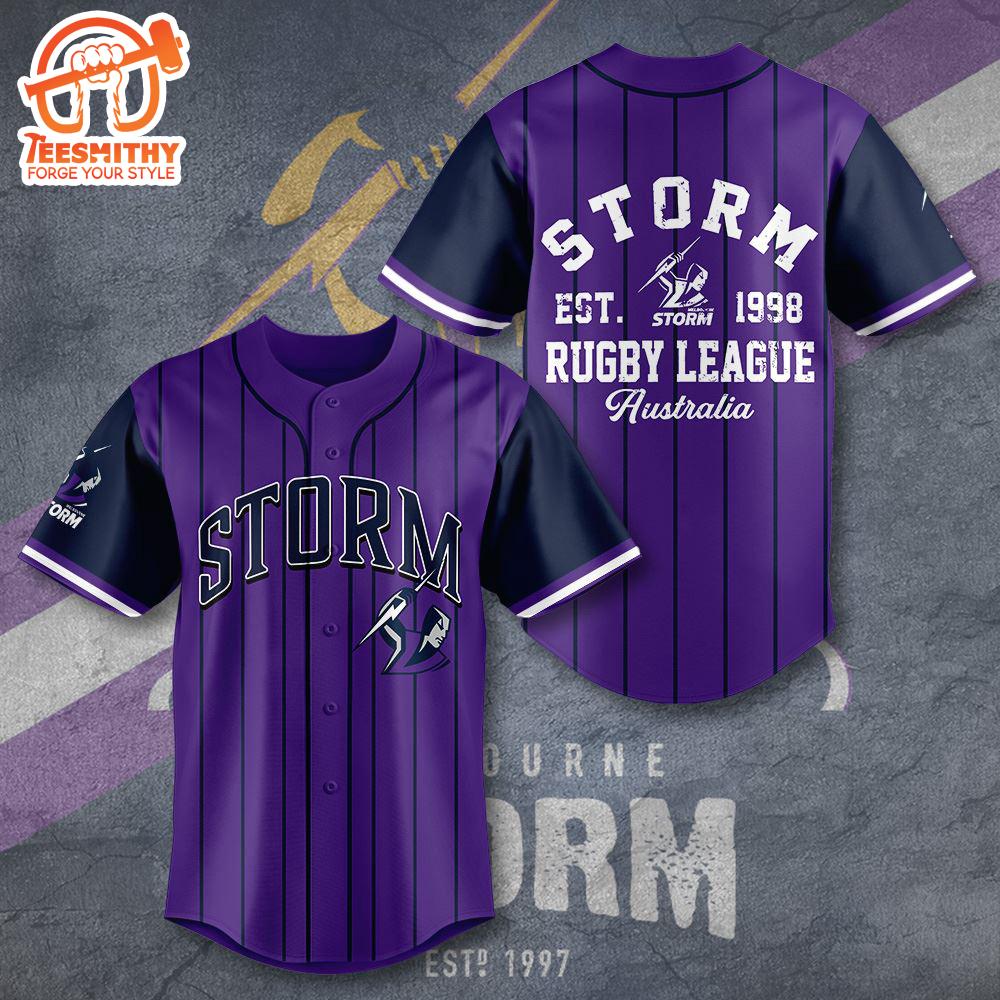 Melbourne Storm Baseball Jersey Gift For Fan