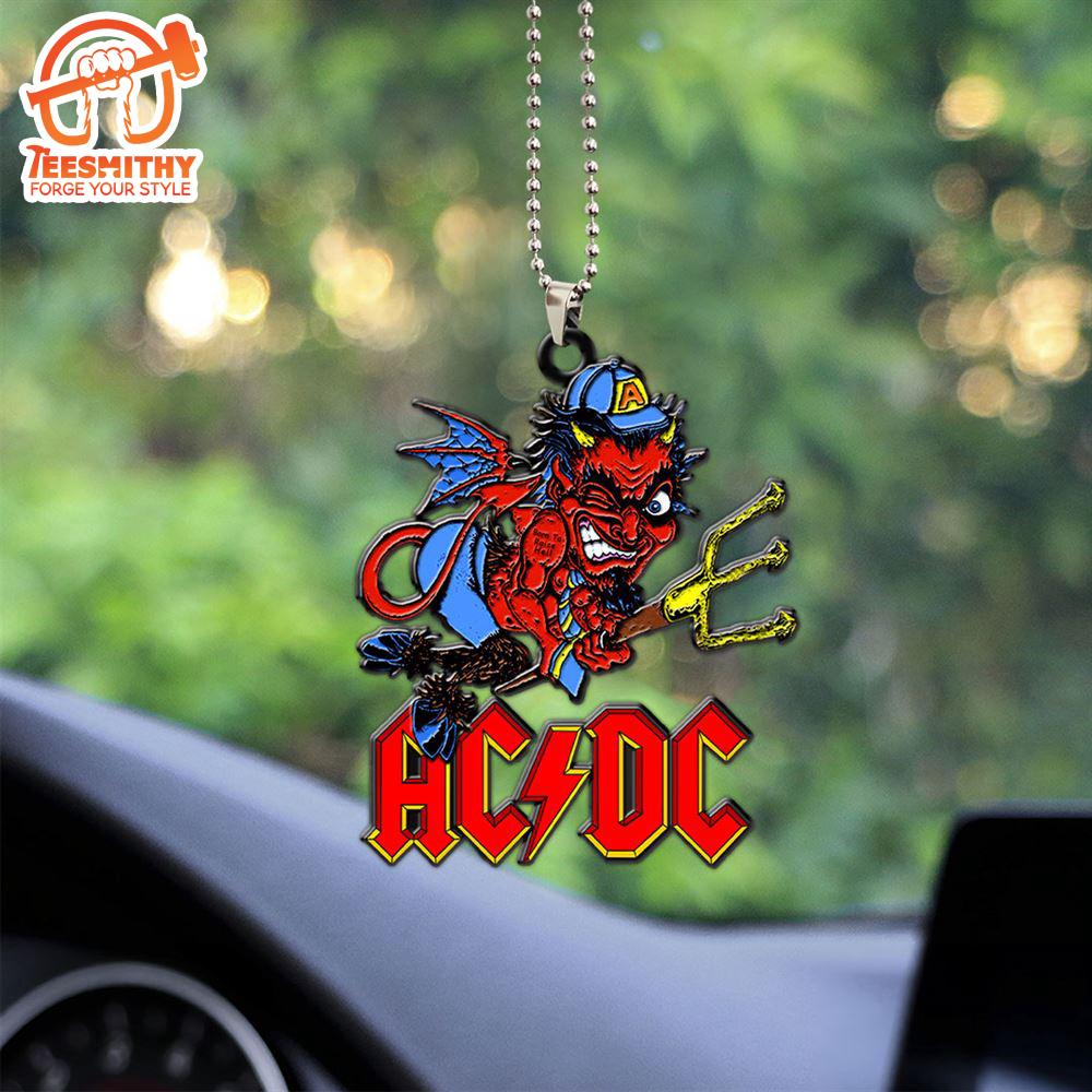 Merry Christmas ACDC Custom Shape 1-sided Acrylic Car Ornament