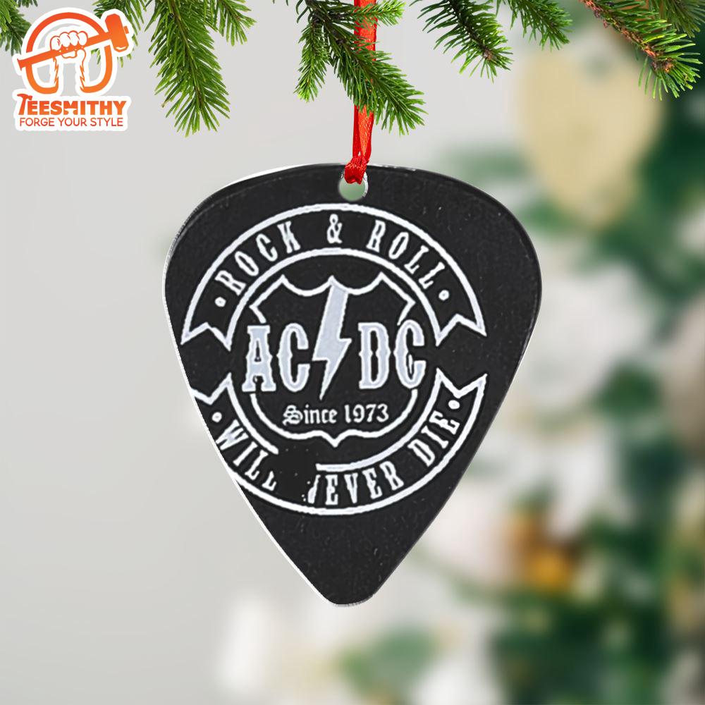 Merry Christmas ACDC Custom Shape 2-sided Acrylic Ornament