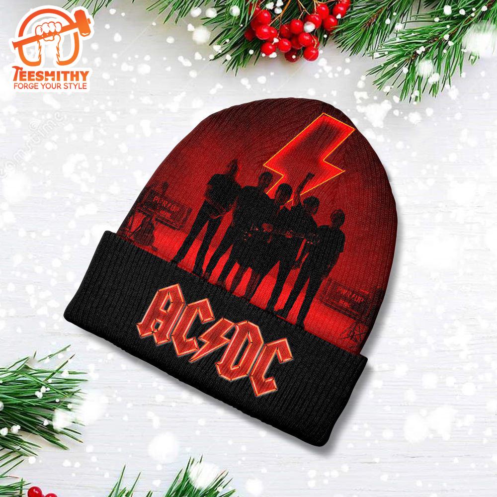 Merry Christmas ACDC Tour PWR Up Beanie Hat