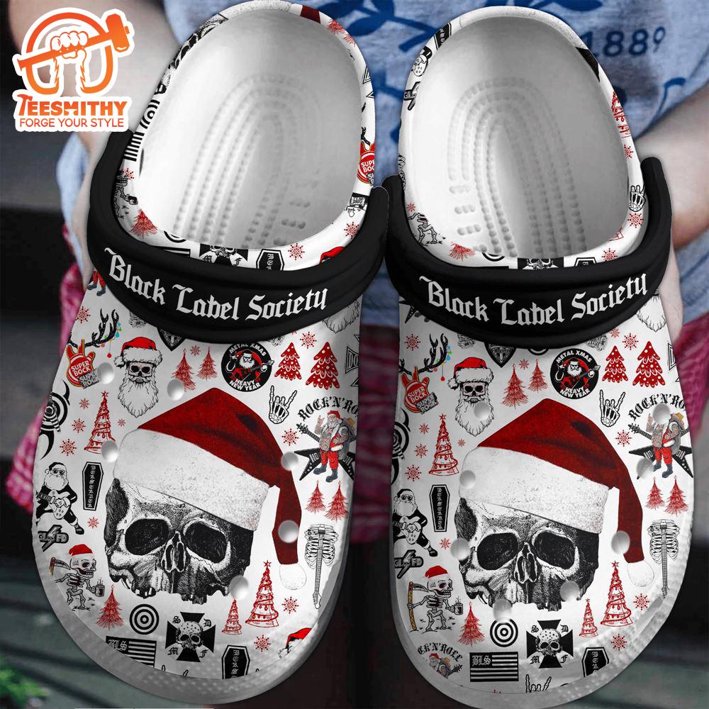 Merry Christmas Black Label Society Music Clogs Shoes For Men Women and Kids