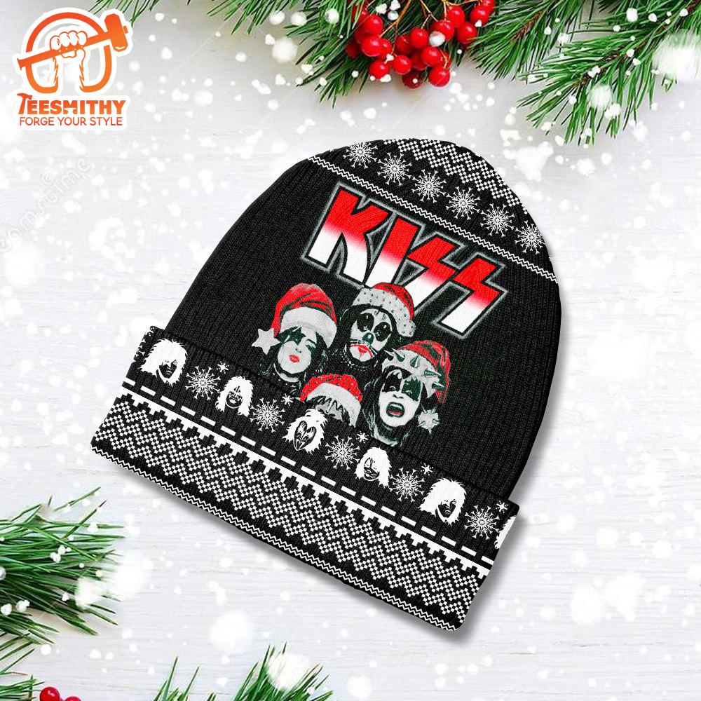 Merry Christmas Kiss Band Beanie Hat For Fans