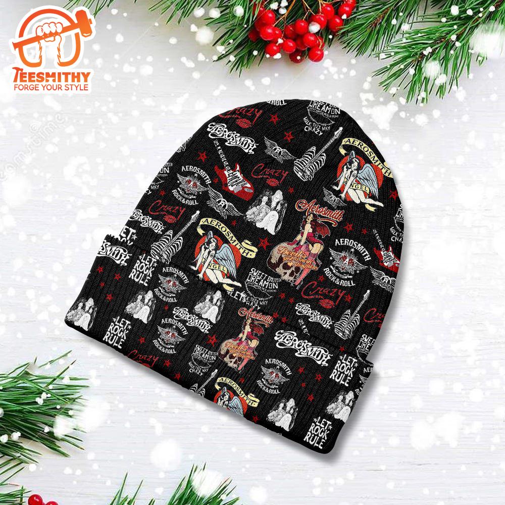 Merry Christmas Merry Christmas Aerosmith Beanie Hat