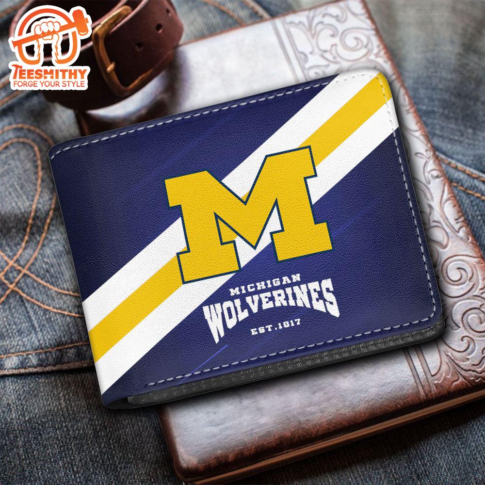 Merry Christmas Michigan Wolverines Football 3D Printed Wallet