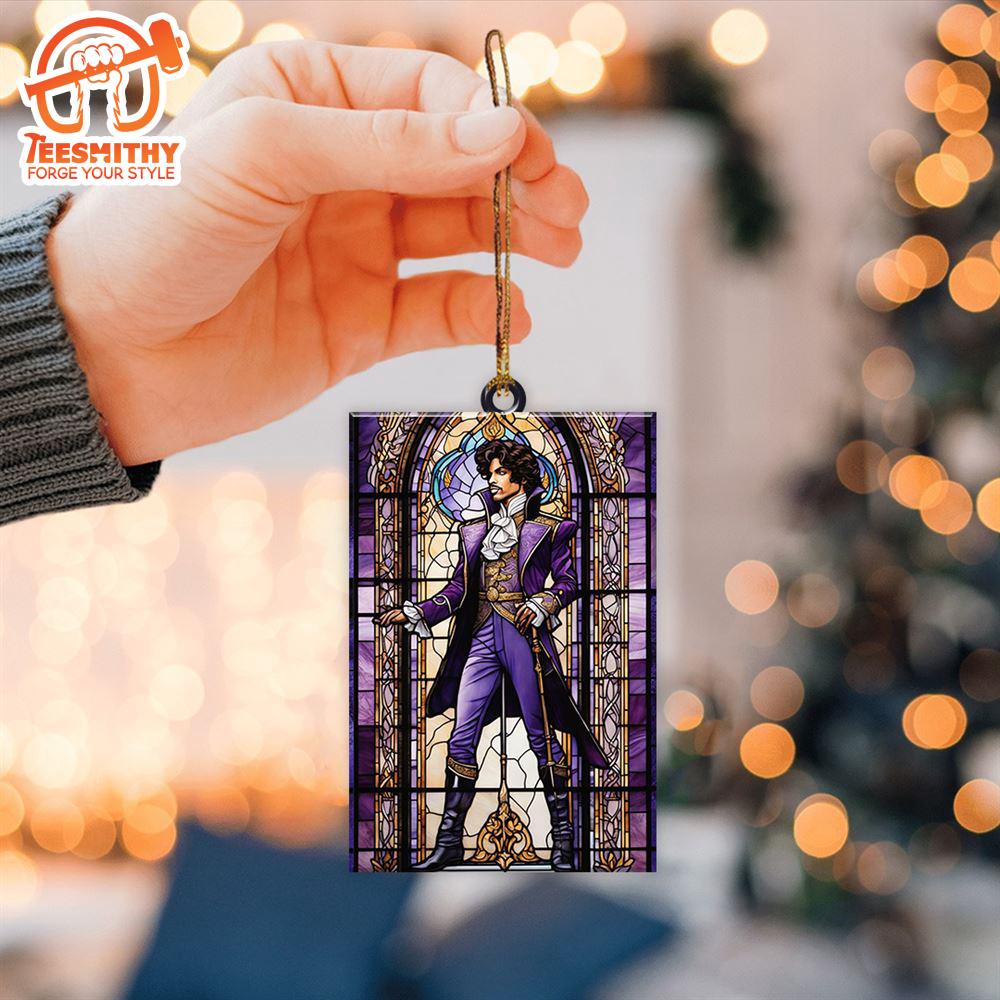 Merry Christmas Prince Custom Shape 2-sided Acrylic Ornament