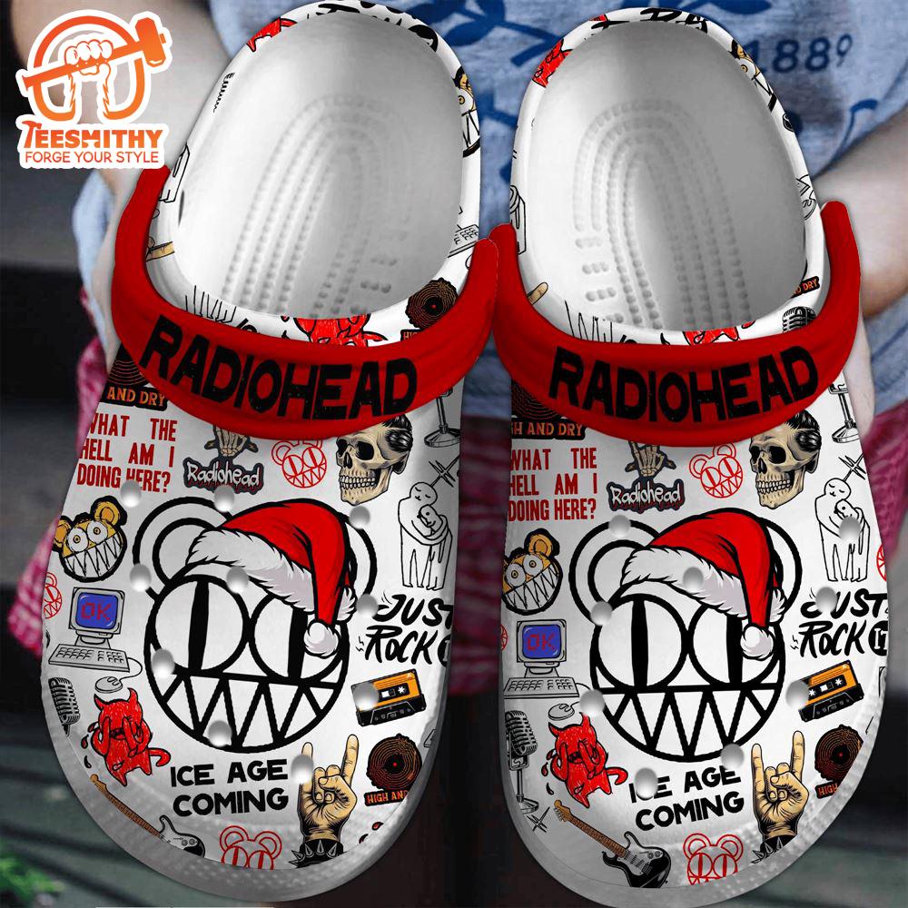 Merry Christmas Radiohead Music Clogs Shoes For Men Women and Kids