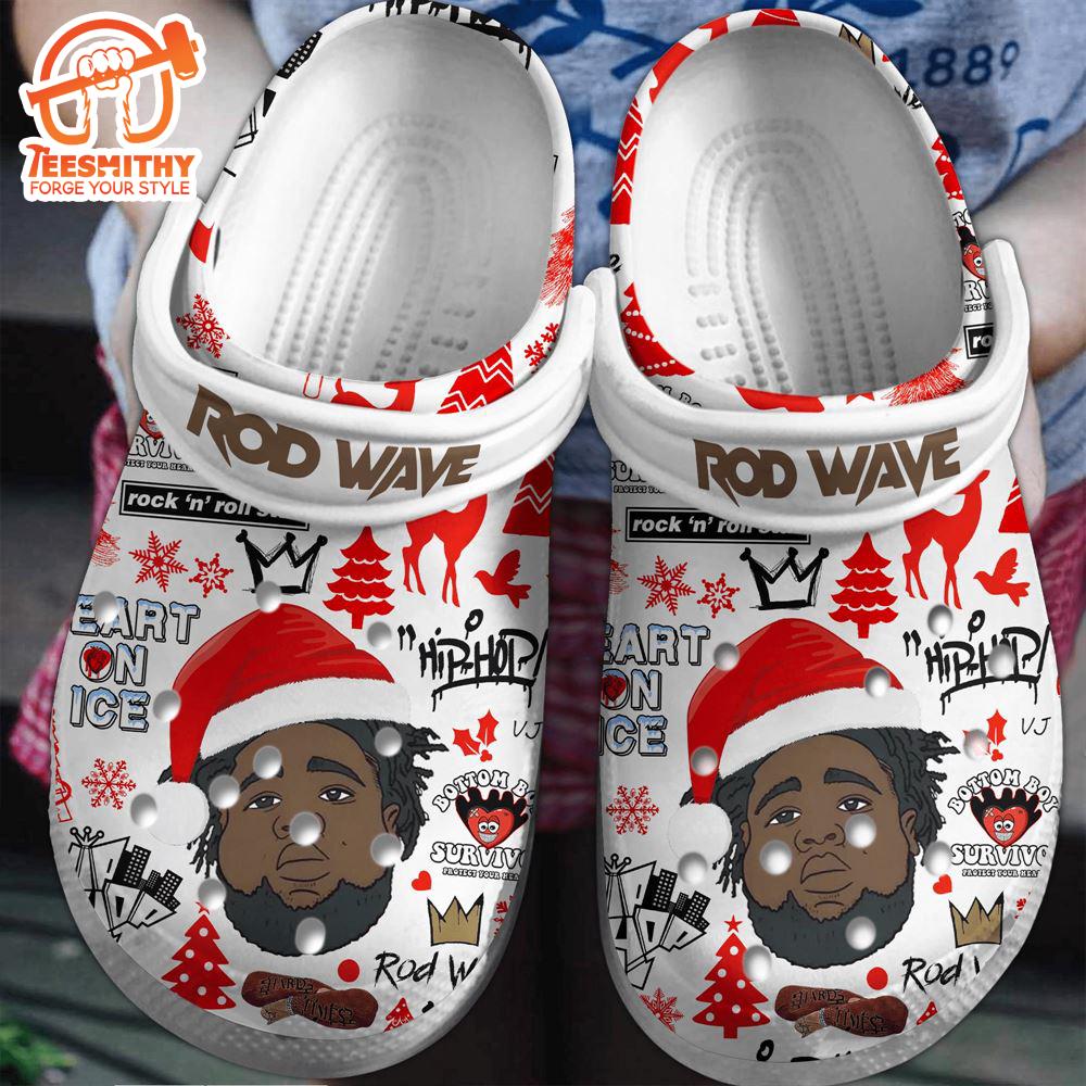 Merry Christmas Rod Wave Music Clogs Shoes For Men Women and Kids