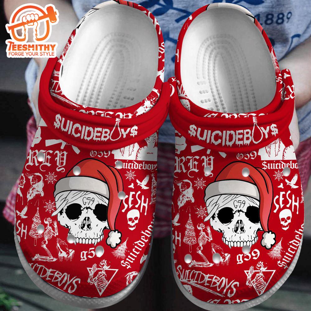 Merry Christmas Suicideboys Music Clogs Shoes For Men Women and Kids