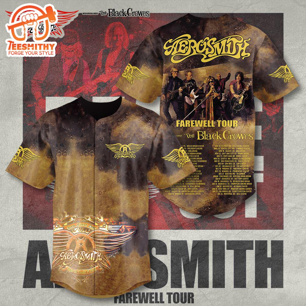 Merry Xmas Aerosmith Baseball Jersey