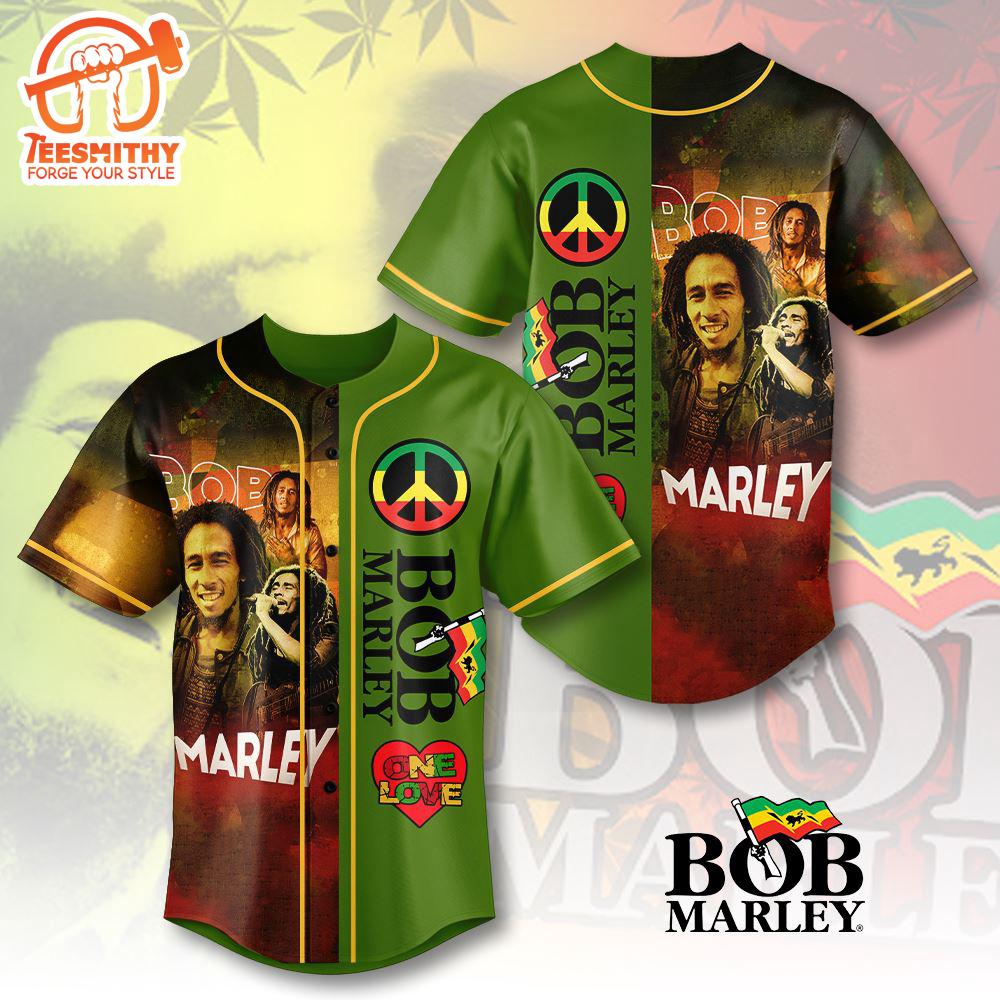 Merry Xmas Bob Marley Baseball Jersey