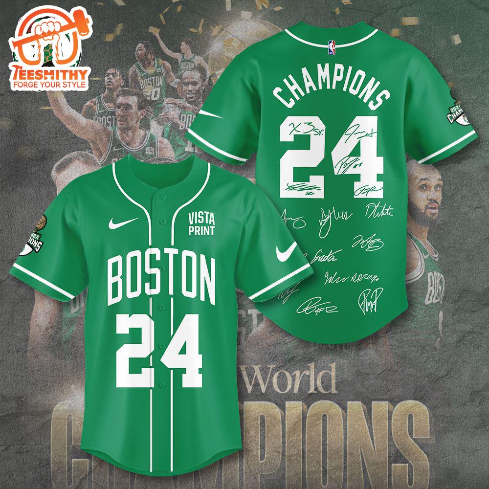 Merry Xmas Boston Celtics Baseball Jersey