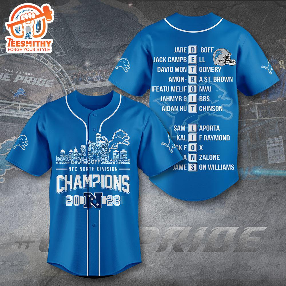 Merry Xmas Detroit Lions Baseball Jersey