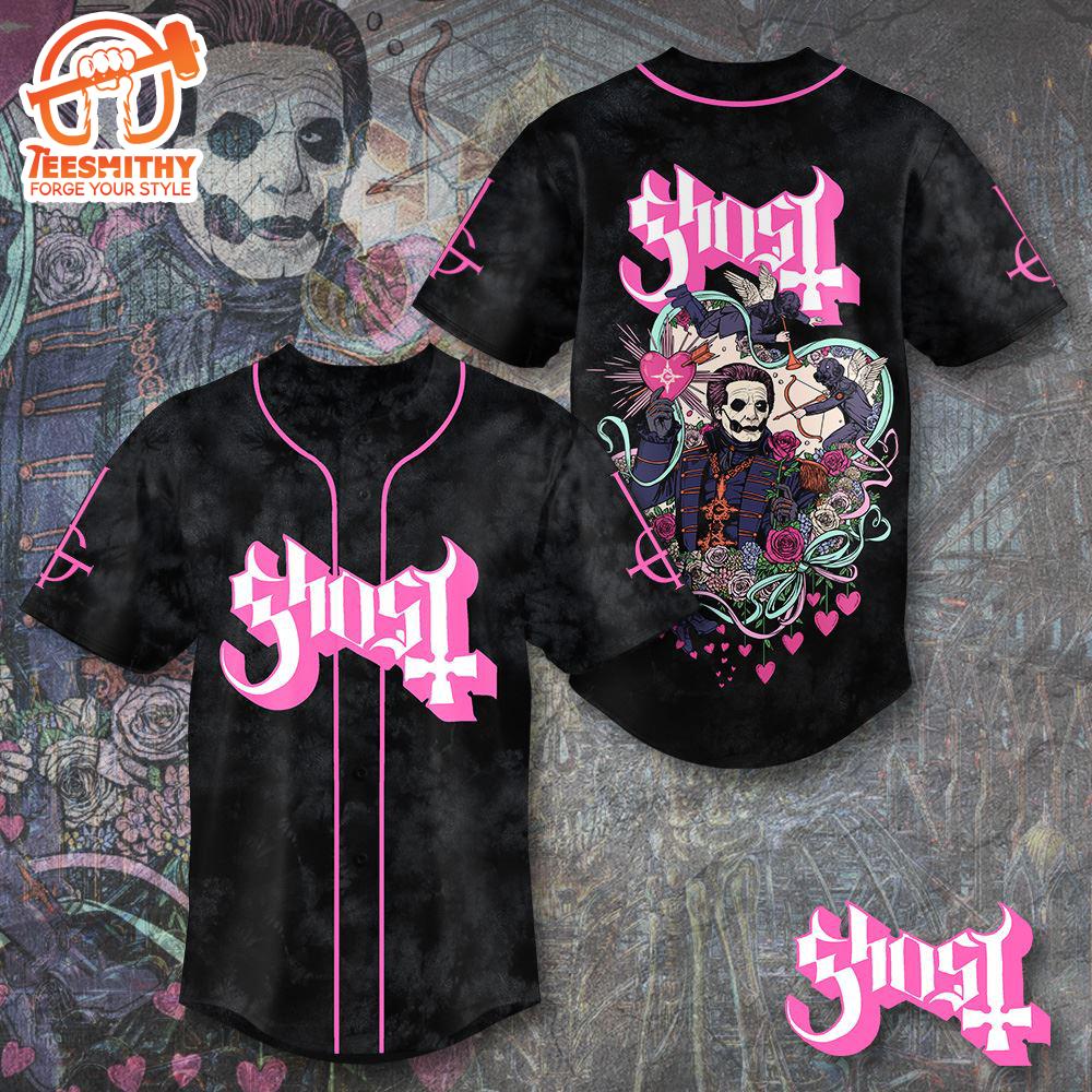 Merry Xmas Ghost Band Baseball Jersey