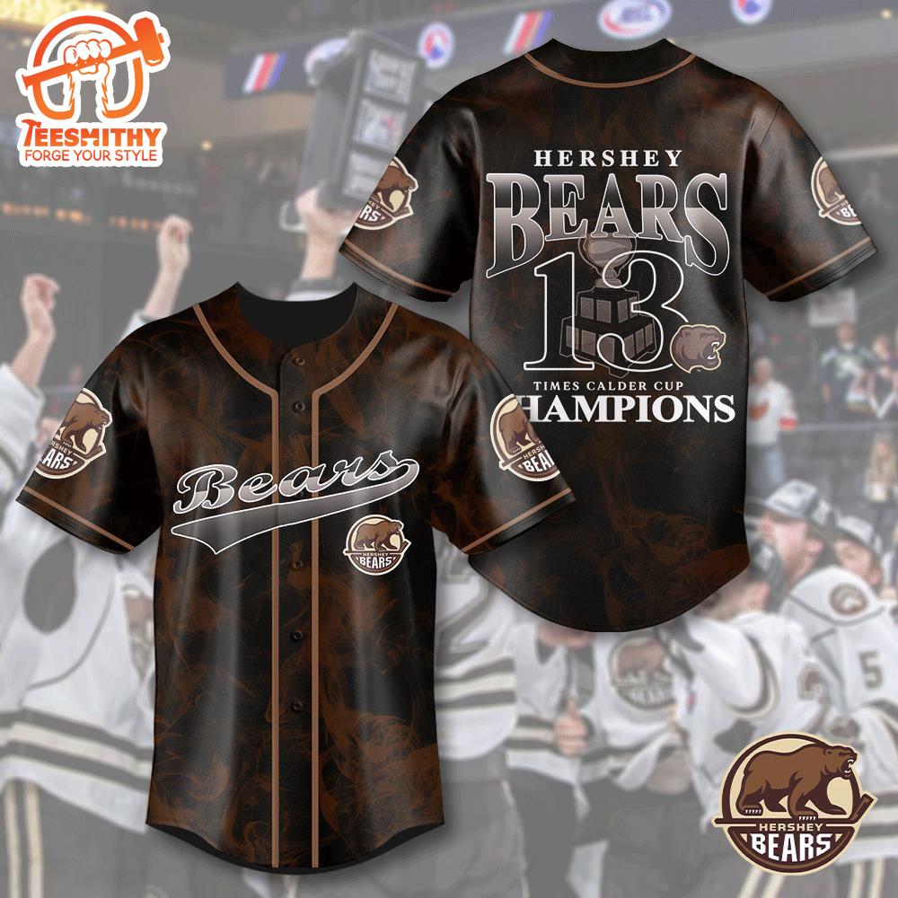 Merry Xmas Hershey Bears Baseball Jersey