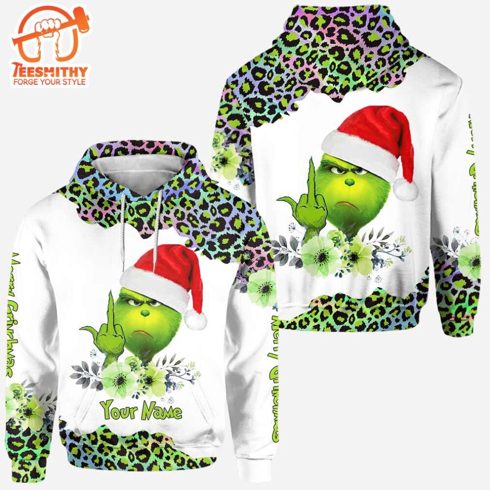 Merry Xmas Hologram - Personalized Stole Christmas Hoodie and Leggings