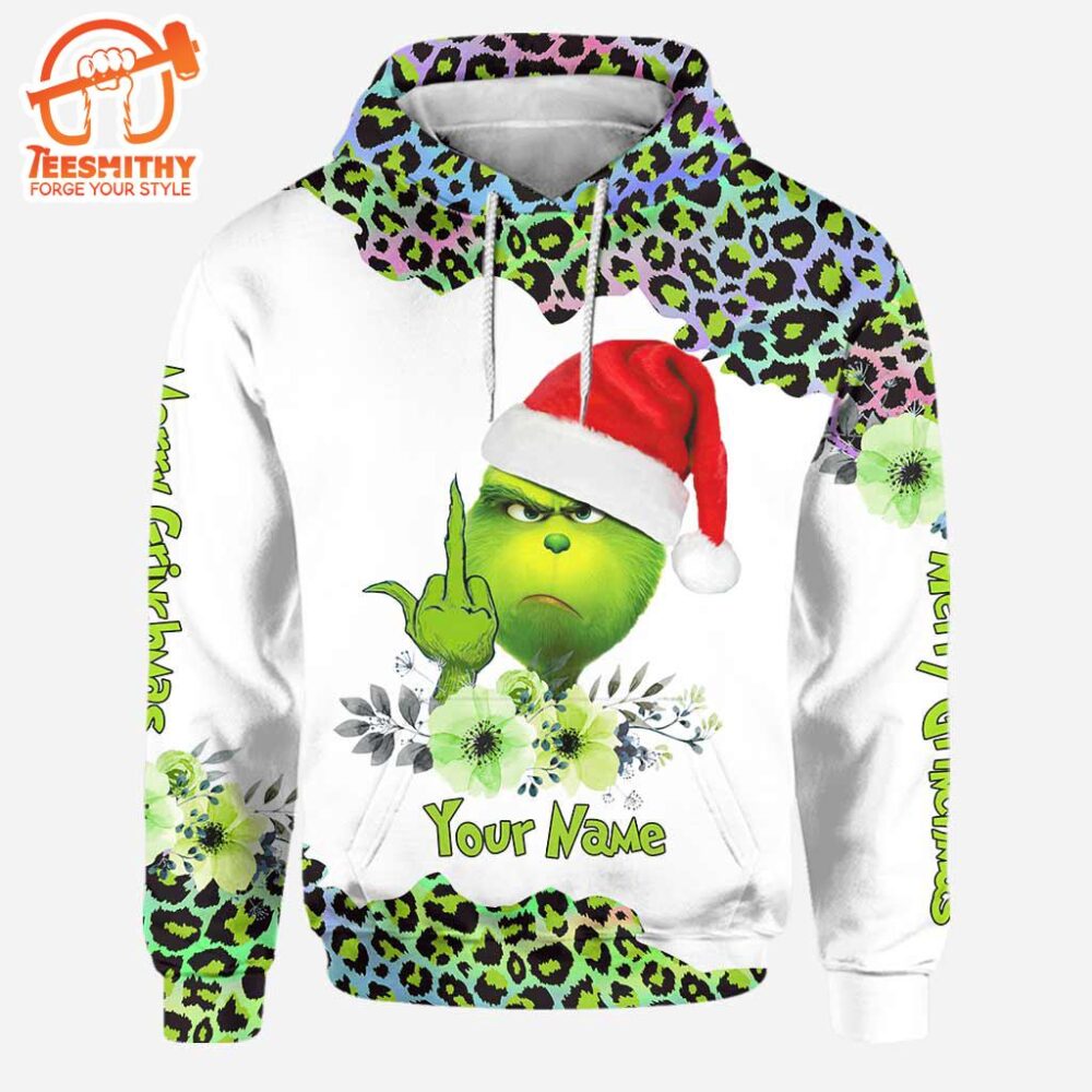 Merry Xmas Hologram – Personalized Stole Christmas Hoodie and Leggings