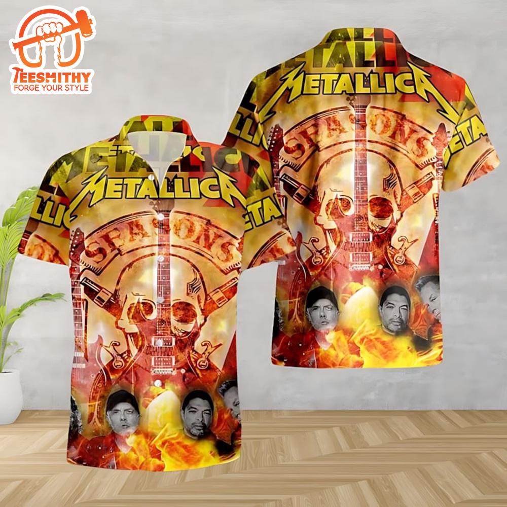 Metallica 72 Seasons Fan Editon Short Sleeve Aloha Shirt