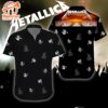 Metallica Black Album Tribute Short Sleeve Aloha Shirt