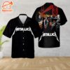 Metallica Golden Gate Rock Short Sleeve Aloha Shirt