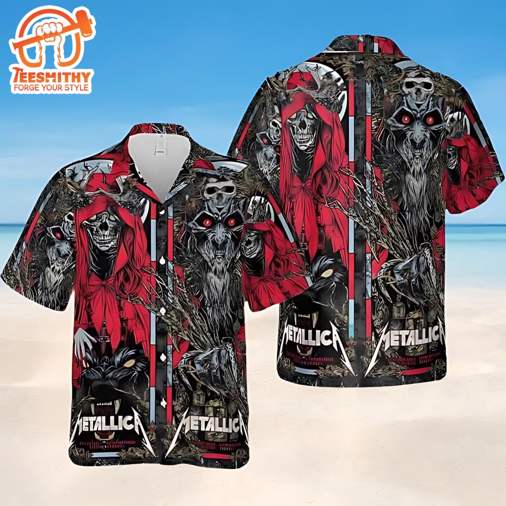 Metallica M72 Munich At Olympiastadion In Munich Germany 2024 Short Sleeve Aloha Shirt