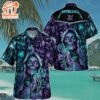 Metallica Rock Band Skull Purple Short Sleeve Aloha Shirt