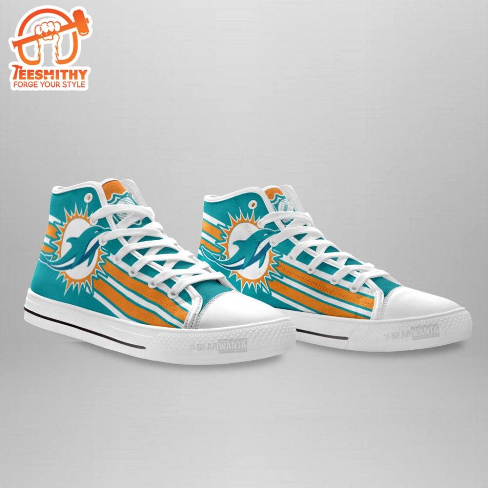 Miami Dolphins High Top Shoes Custom