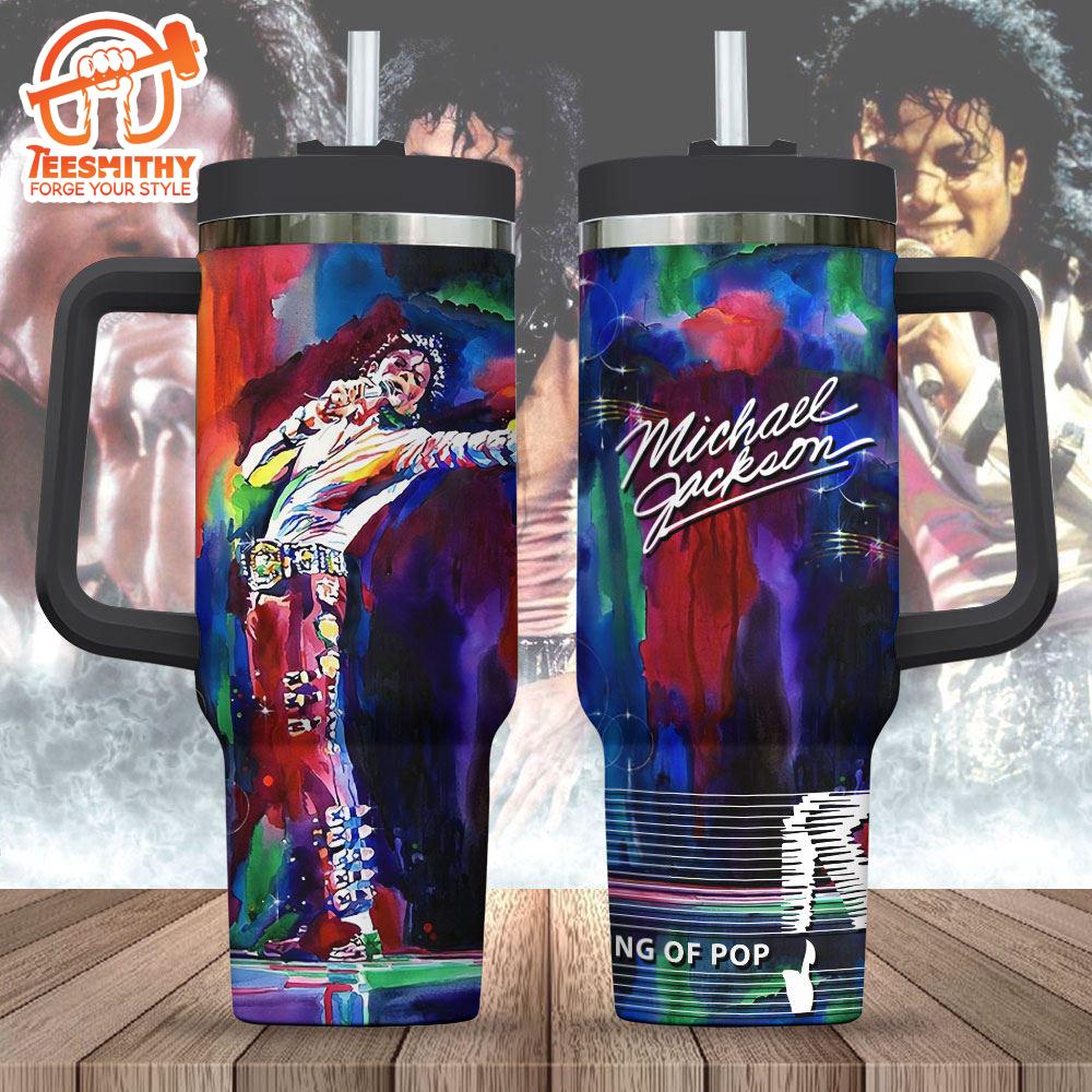 Michael Jackson 40oz Stanley Tumbler For Fan Gift Christmas