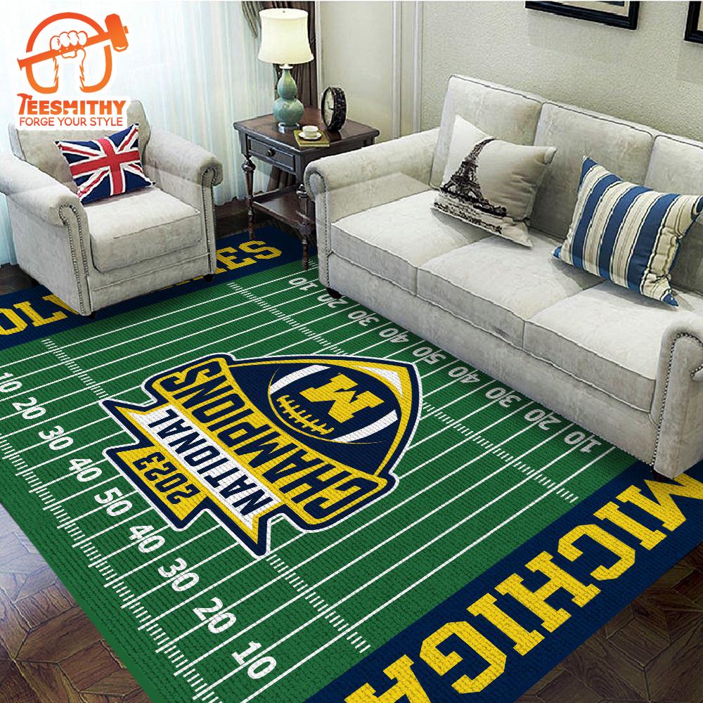 Michigan Wolverines Christmas Sport 2024 Rug