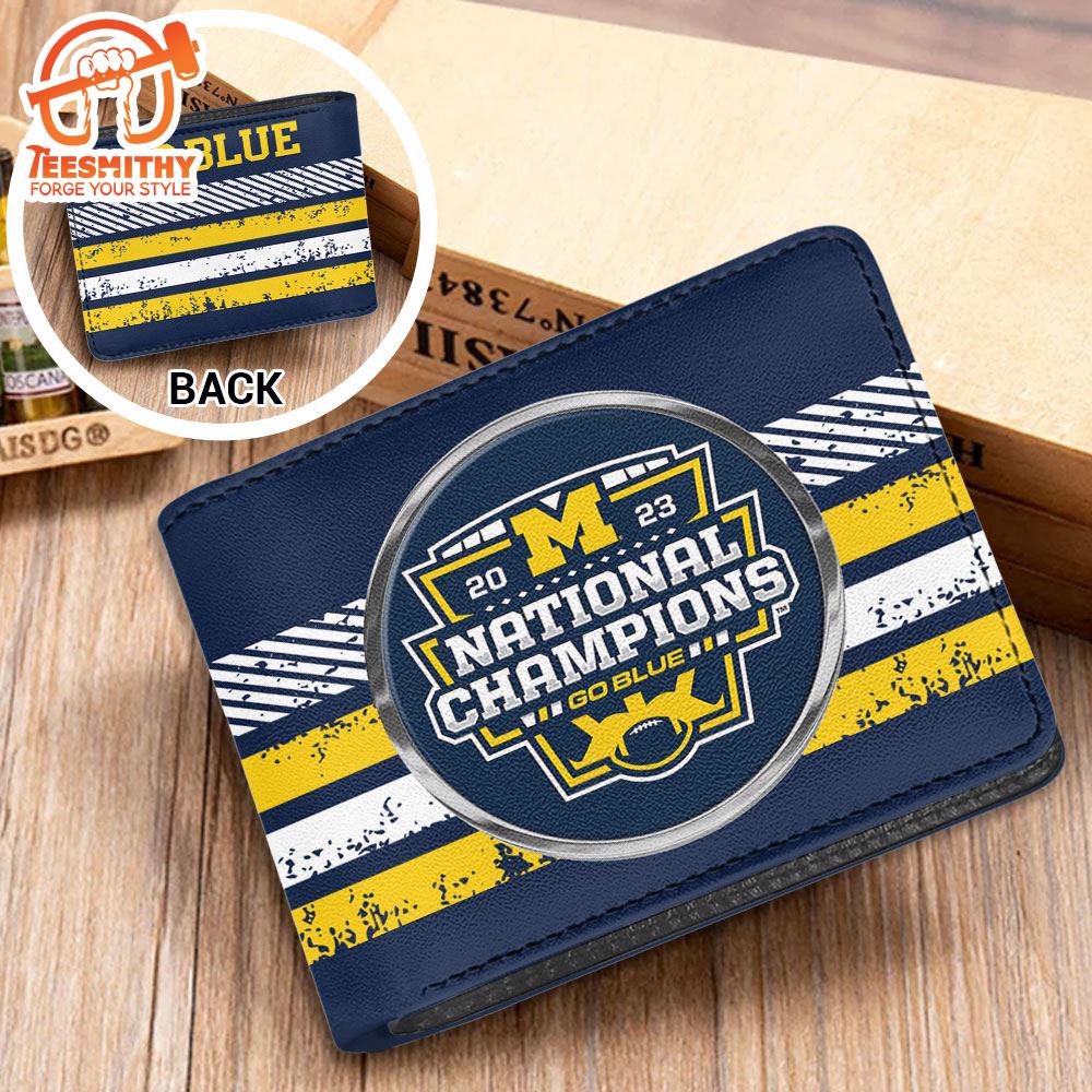 Michigan Wolverines Football 3D Printed Wallet Gift For Fans