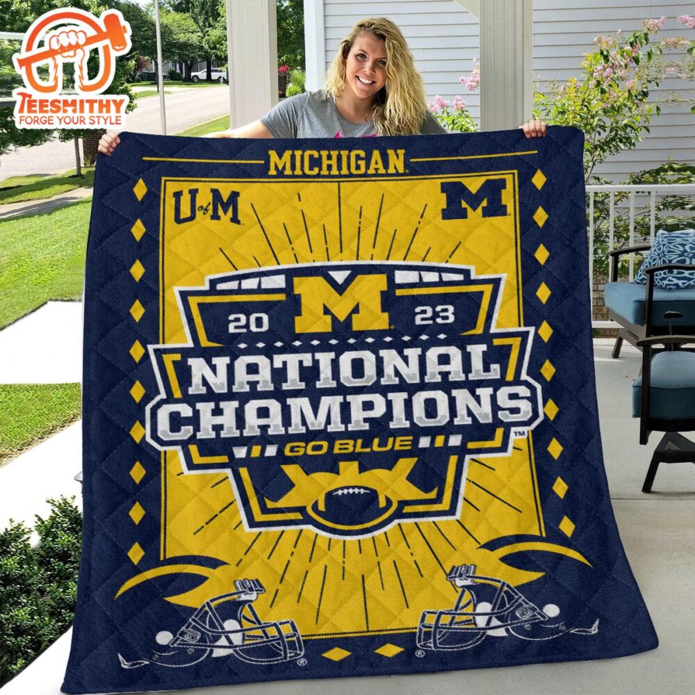 Michigan Wolverines Football Merry Sport Blanket