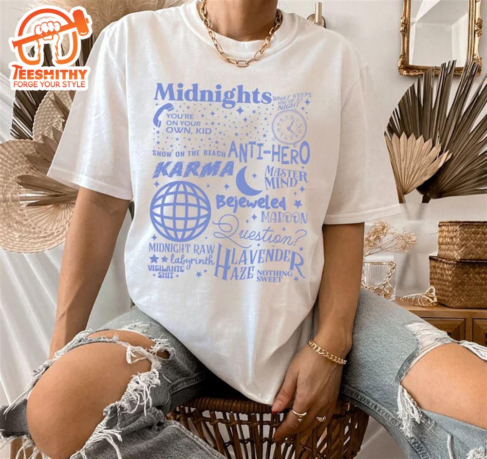 Midnights Album Taylor Swift T-Shirt