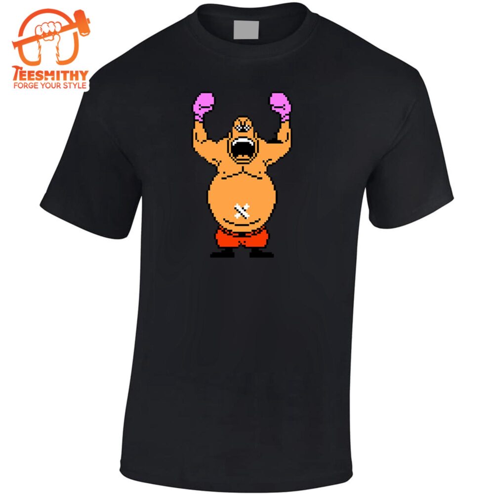 Mike Tysons Punchout King Hippo T-Shirt Black