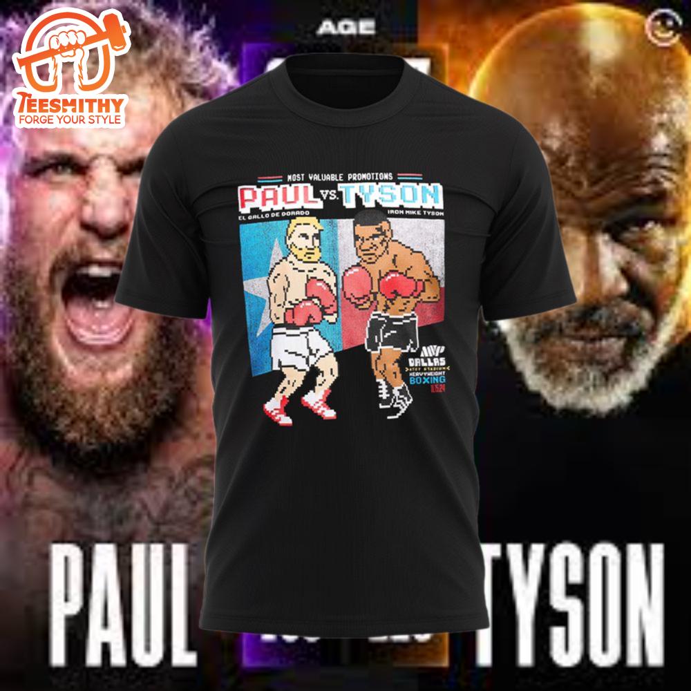 Mike-Tyson-Vs-Jake-Paul-Boxing-Special-Tshirt-2