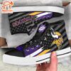 Minnesota Vikings High Top Shoes Custom American Flag Sneakers