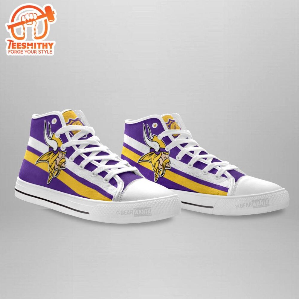 Minnesota Vikings High Top Shoes Custom