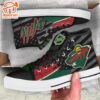 Minnesota Wild High Top Shoes Custom American Flag Sneakers