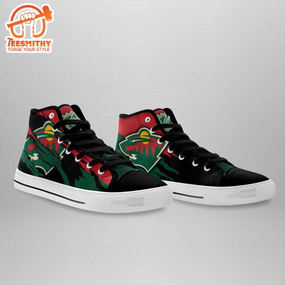 Minnesota Wild High Top Shoes Custom For Fans