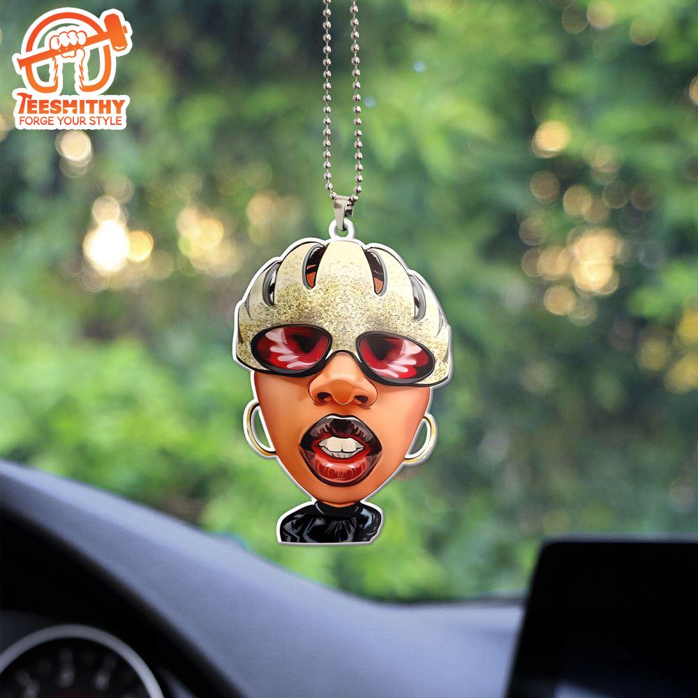 Missy Elliott Custom Shape 2-sided Acrylic Car Ornament