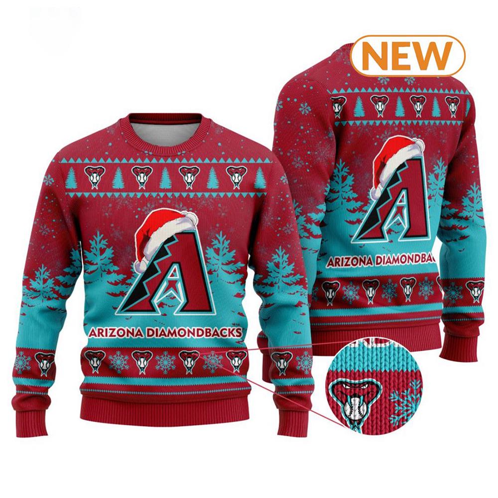 MLB Arizona Diamondbacks 2024  Ugly Christmas Sweater Shirt, Sweatshirt