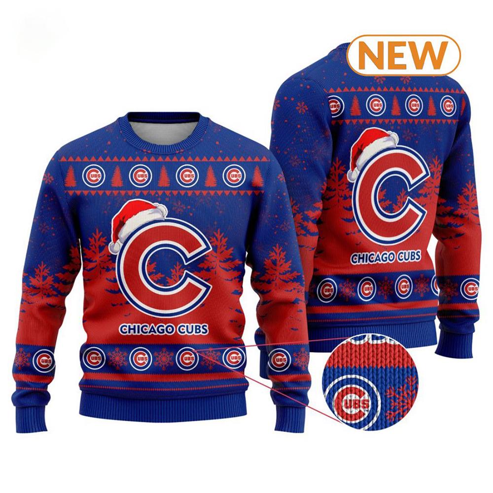 MLB Chicago Cubs 2024  Ugly Christmas Sweater Shirt, Sweatshirt