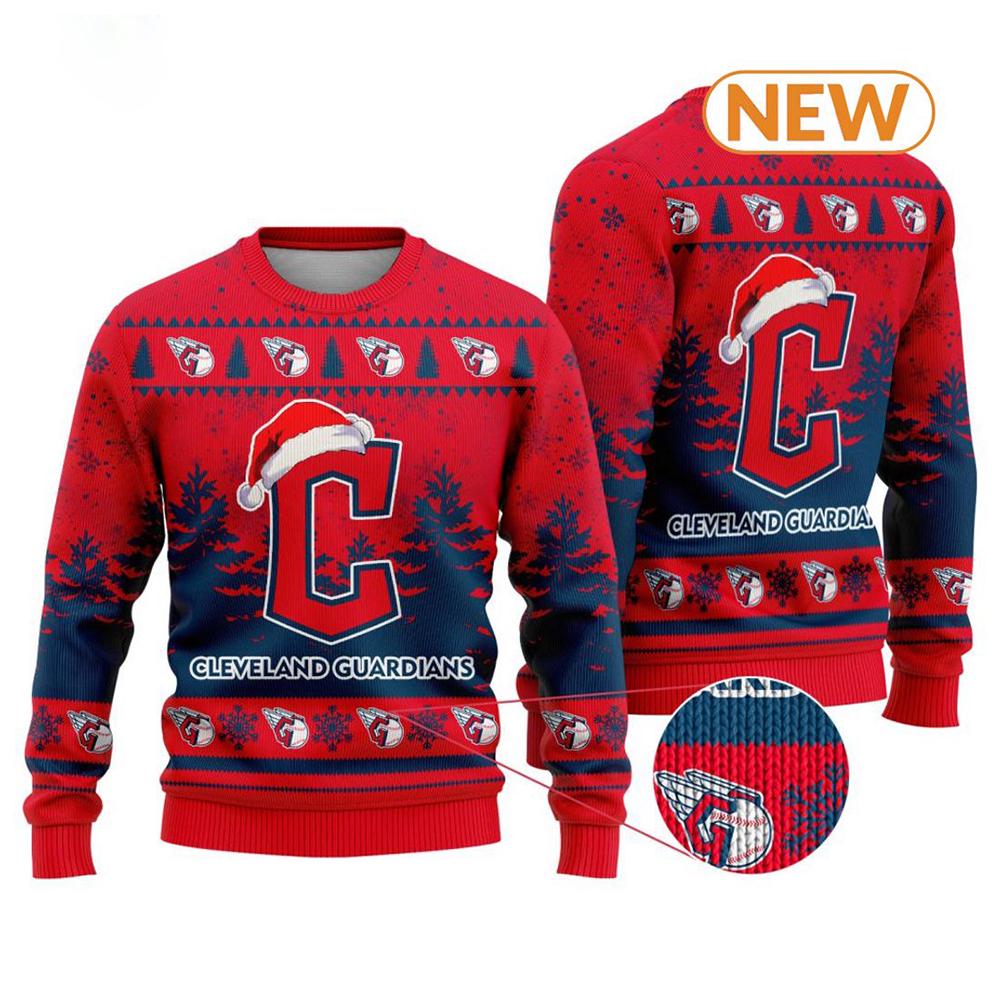 MLB Cleveland Guardians 2024  Ugly Christmas Sweater Shirt, Sweatshirt