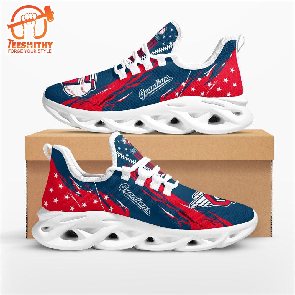 MLB Cleveland Guardians Stars and Stripes M Soul Shoes  Gift For Christmas