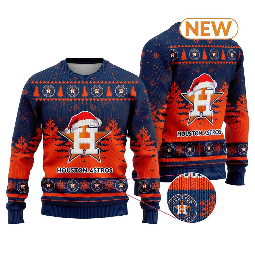 MLB Houston Astros 2024 Ugly Christmas Sweater Shirt, Sweatshirt