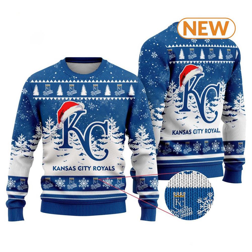 MLB Kansas City Royals 2024  Ugly Christmas Sweater Shirt, Sweatshirt