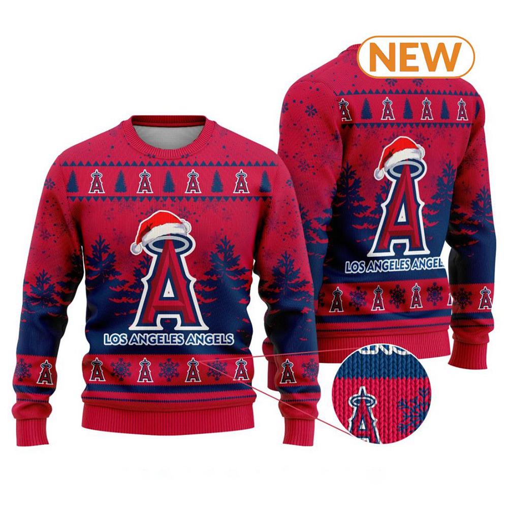 MLB Los Angeles Angels 2024  Ugly Christmas Sweater Shirt, Sweatshirt