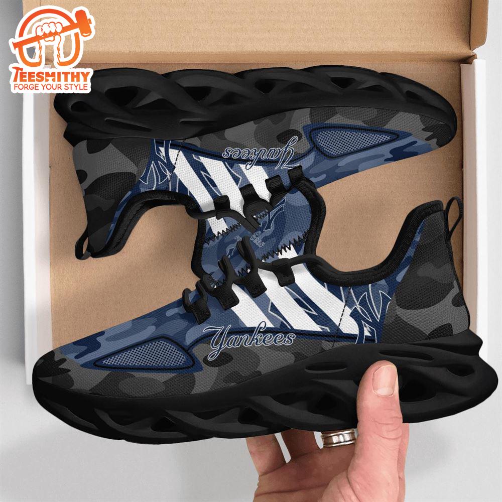 MLB New York Yankees Military Camouflage M Soul Shoes  Gift For Christmas