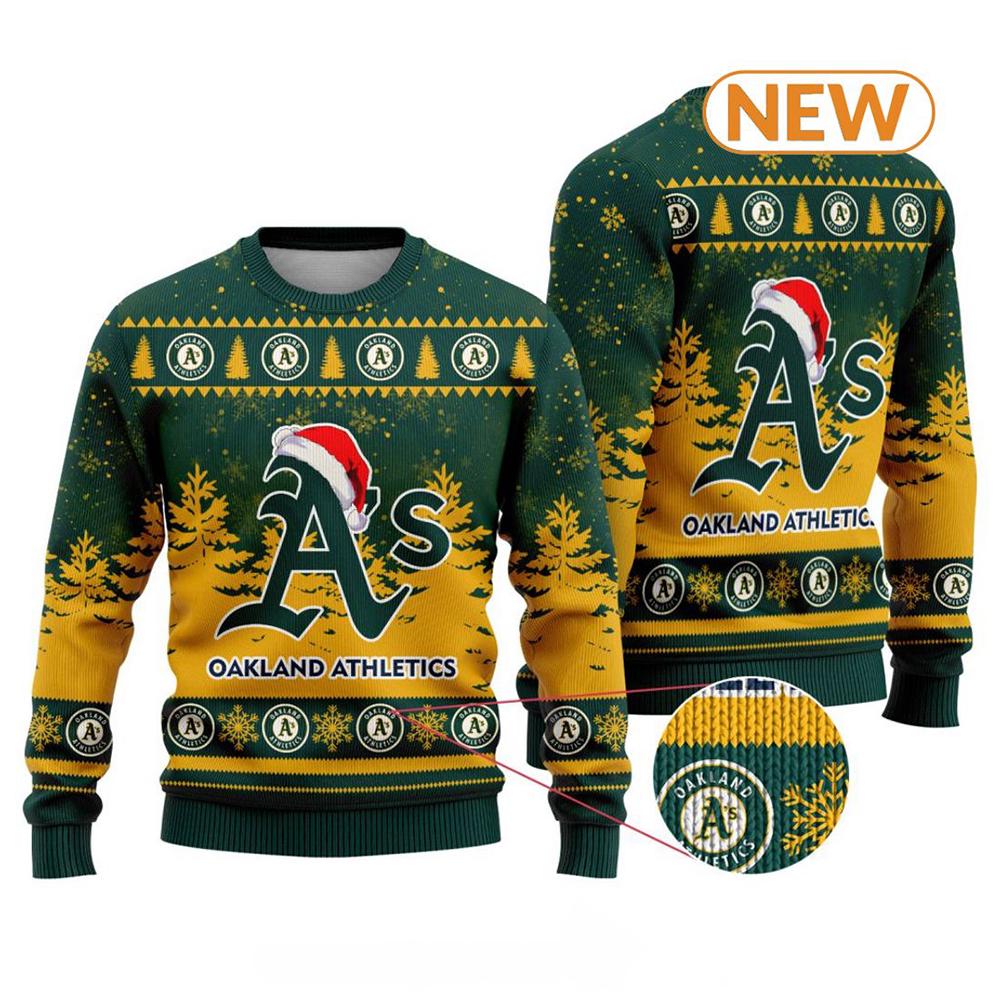 MLB Oakland Athletics 2024  Ugly Christmas Sweater Shirt, Sweatshirt